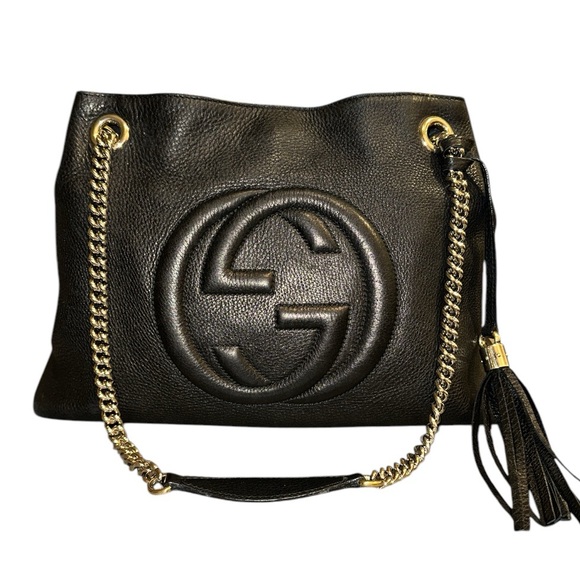 Gucci Handbags - Gucci Soho Chain Link Tote w/ COA